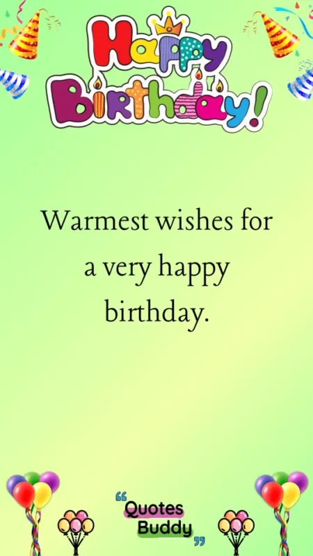 Short Simple Happy Birthday Wishes QUOTES BUDDY 6