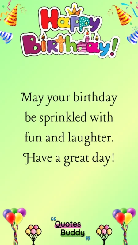 Short Simple Happy Birthday Wishes QUOTES BUDDY 8